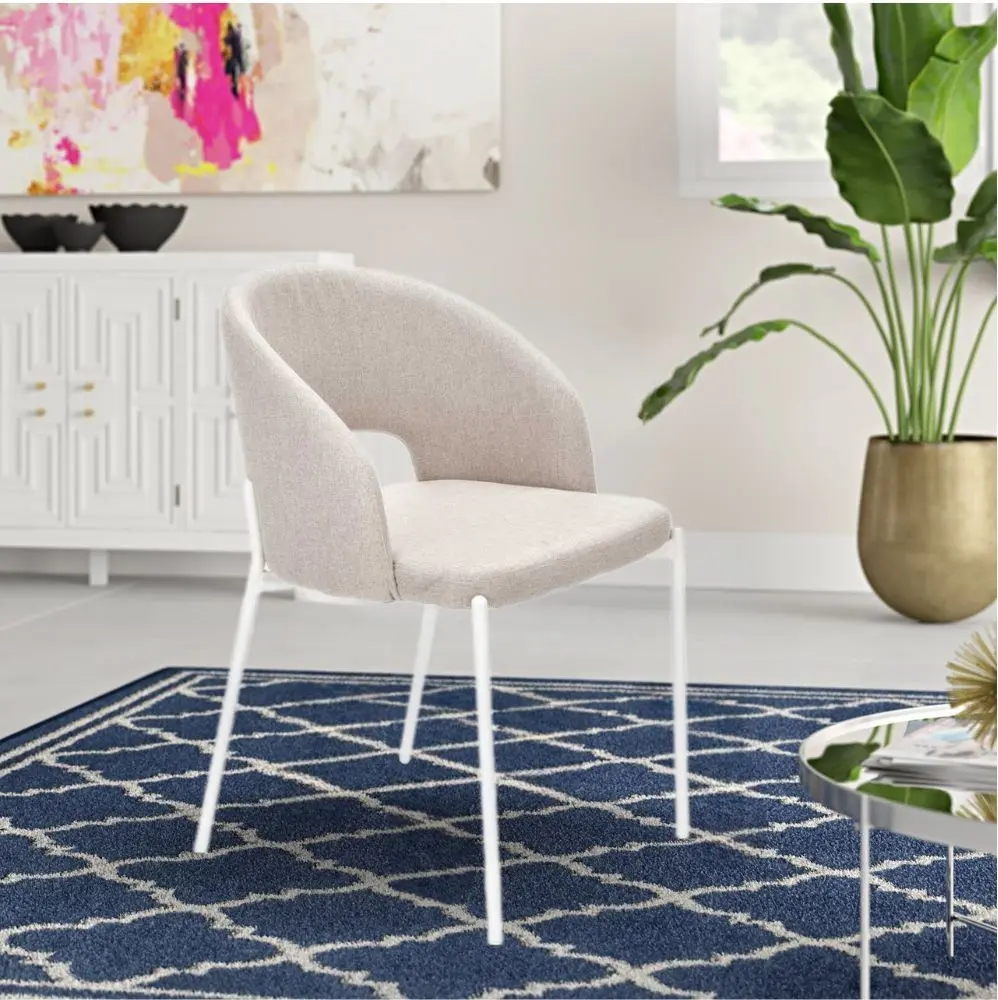 Scaun Halmar K486 (Beige/White)