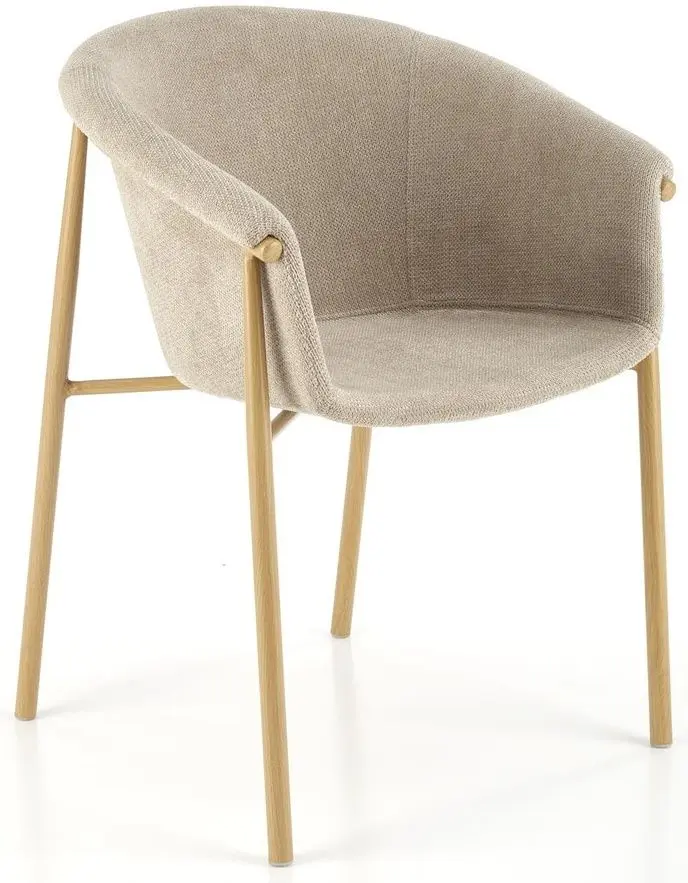 Scaun Halmar K489 (Beige/Natural)