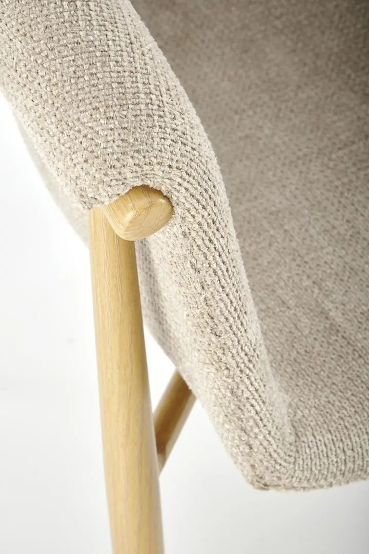 Scaun Halmar K489 (Beige/Natural)