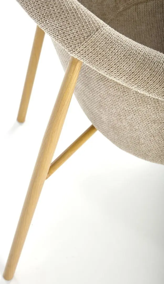 Scaun Halmar K489 (Beige/Natural)