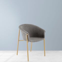 Scaun Halmar K489 (Gray/Natural)