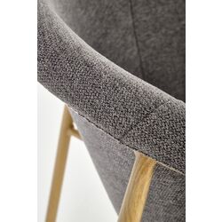 Scaun Halmar K489 (Gray/Natural) Thumb