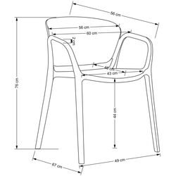 Scaun Halmar K491 (White) Thumb