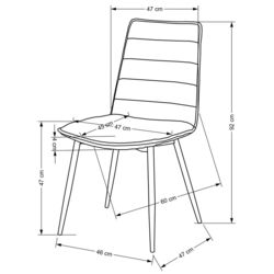 Scaun Halmar K493 (Gray/Black) Thumb