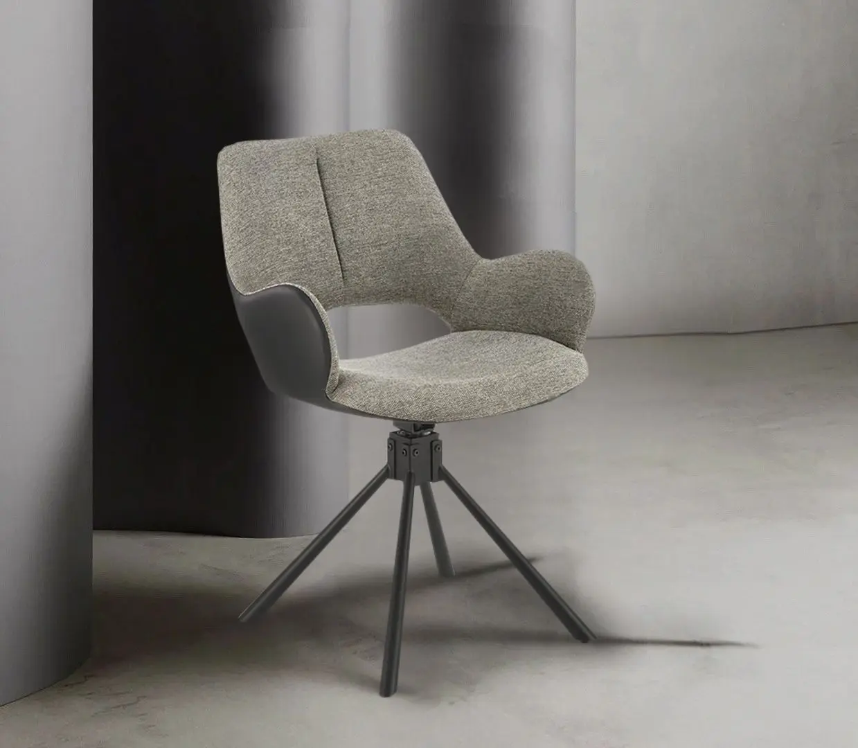 Scaun Halmar K494 (Gray/Black)