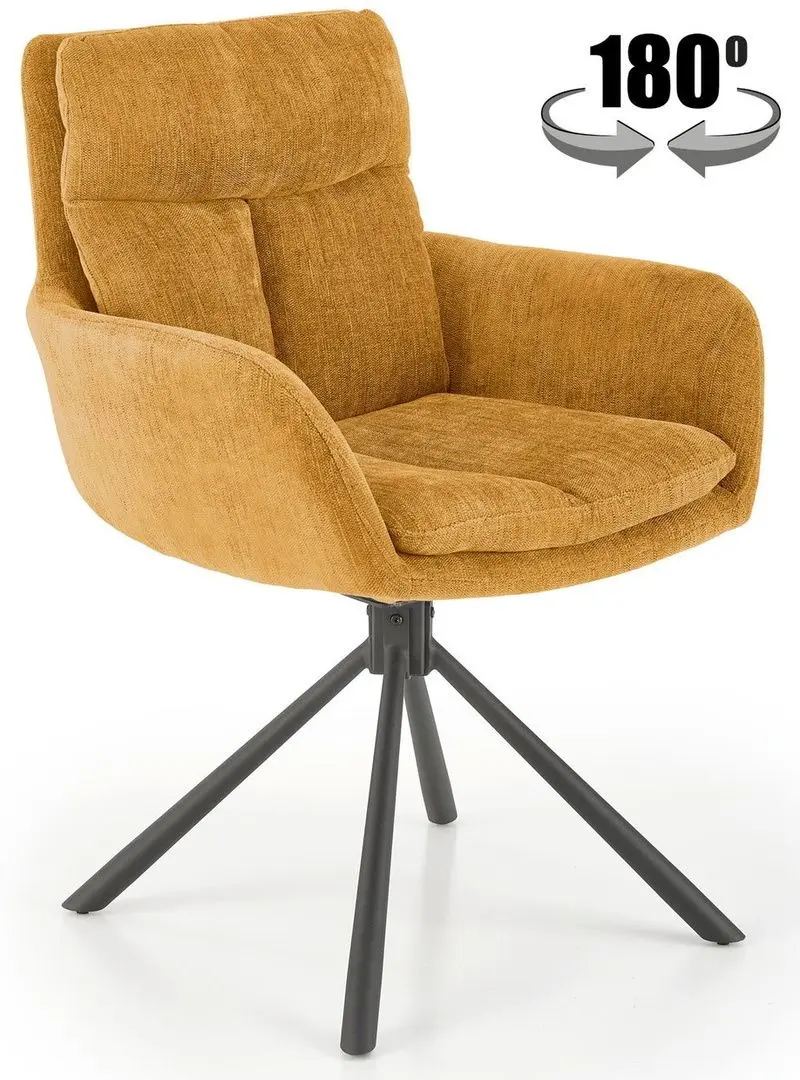 Scaun Halmar K495 (Mustard/Black)