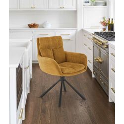 Scaun Halmar K495 (Mustard/Black)