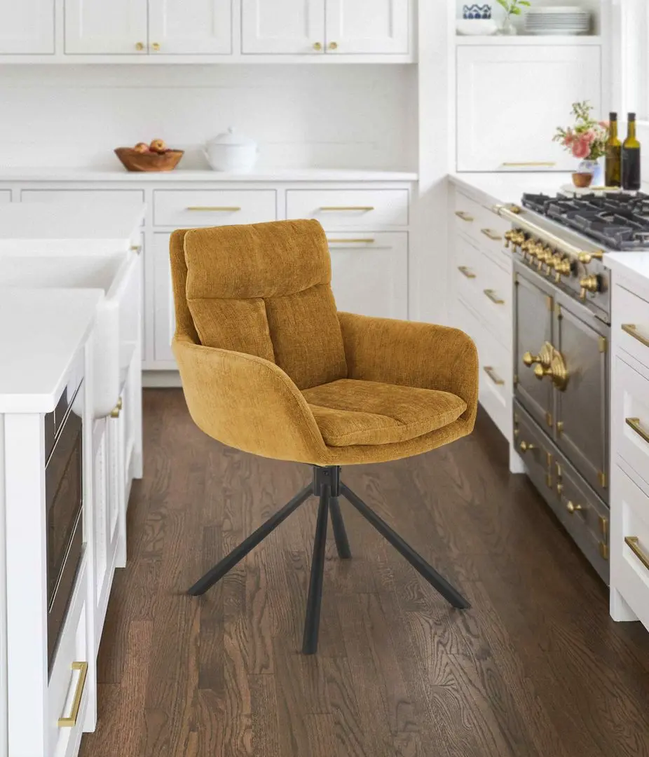 Scaun Halmar K495 (Mustard/Black)