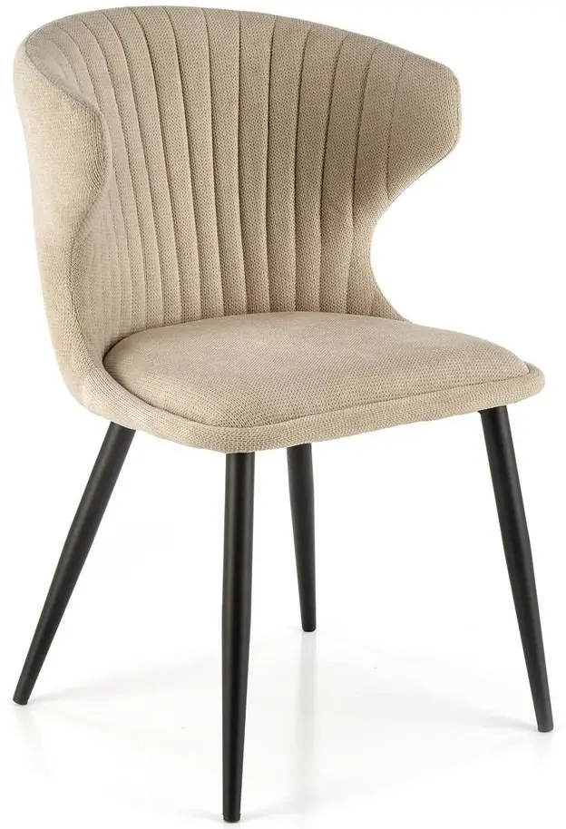 Scaun Halmar K496 (Light Beige/Black) - 2