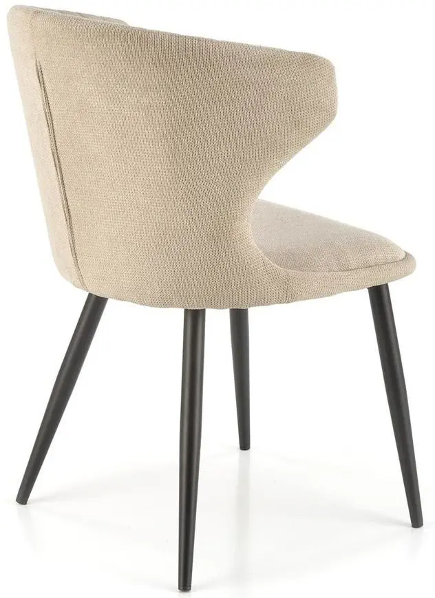 Scaun Halmar K496 (Light Beige/Black) - 4