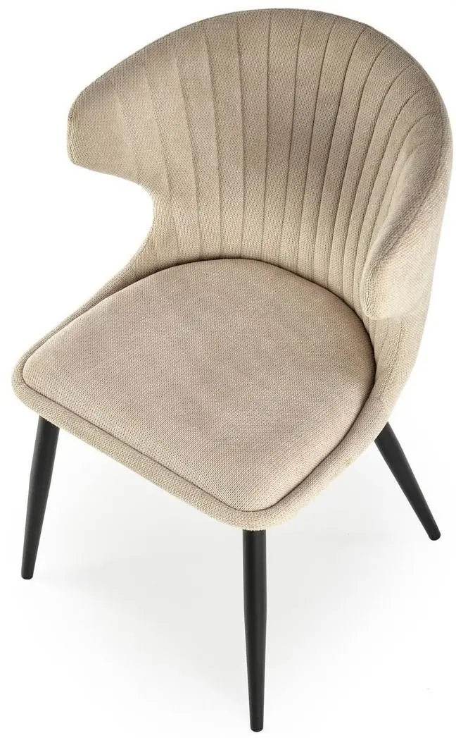 Scaun Halmar K496 (Light Beige/Black) - 5