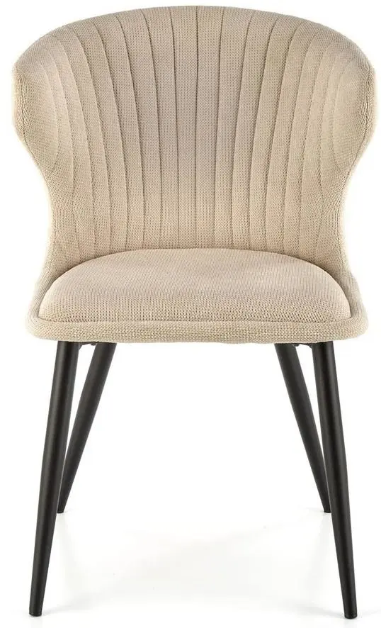 Scaun Halmar K496 (Light Beige/Black) - 6