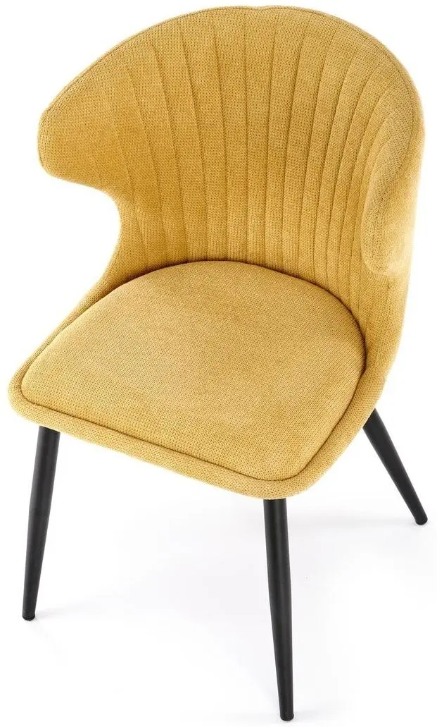 Scaun Halmar K496 (Mustard/Black) - 4