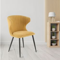 Scaun Halmar K496 (Mustard/Black)