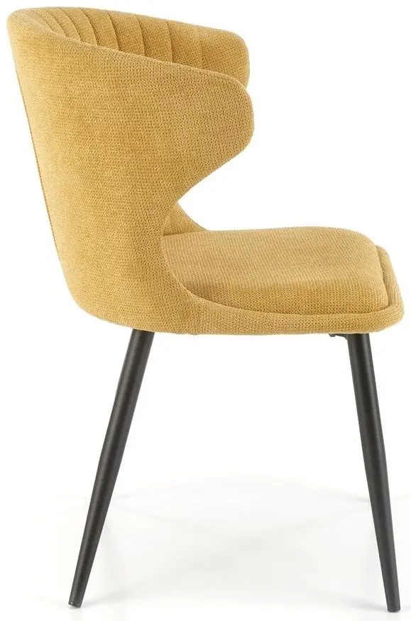 Scaun Halmar K496 (Mustard/Black) - 7