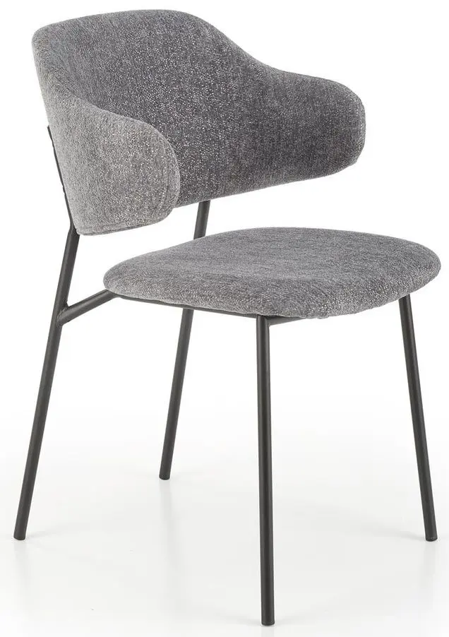 Scaun Halmar K497 (Light Gray/Black)