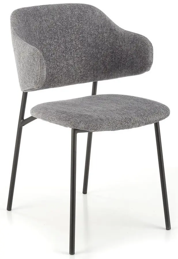 Scaun Halmar K497 (Light Gray/Black)