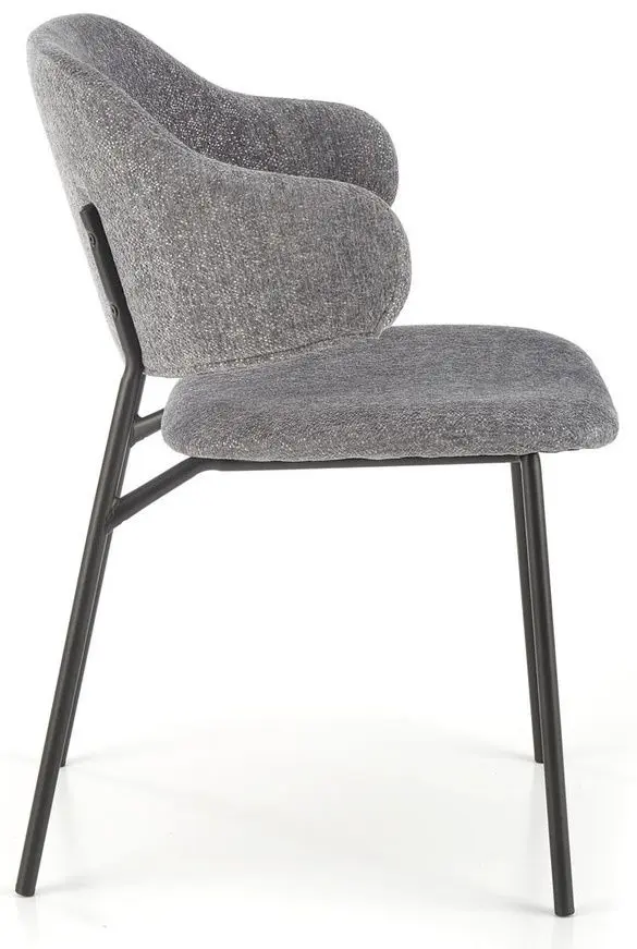 Scaun Halmar K497 (Light Gray/Black)
