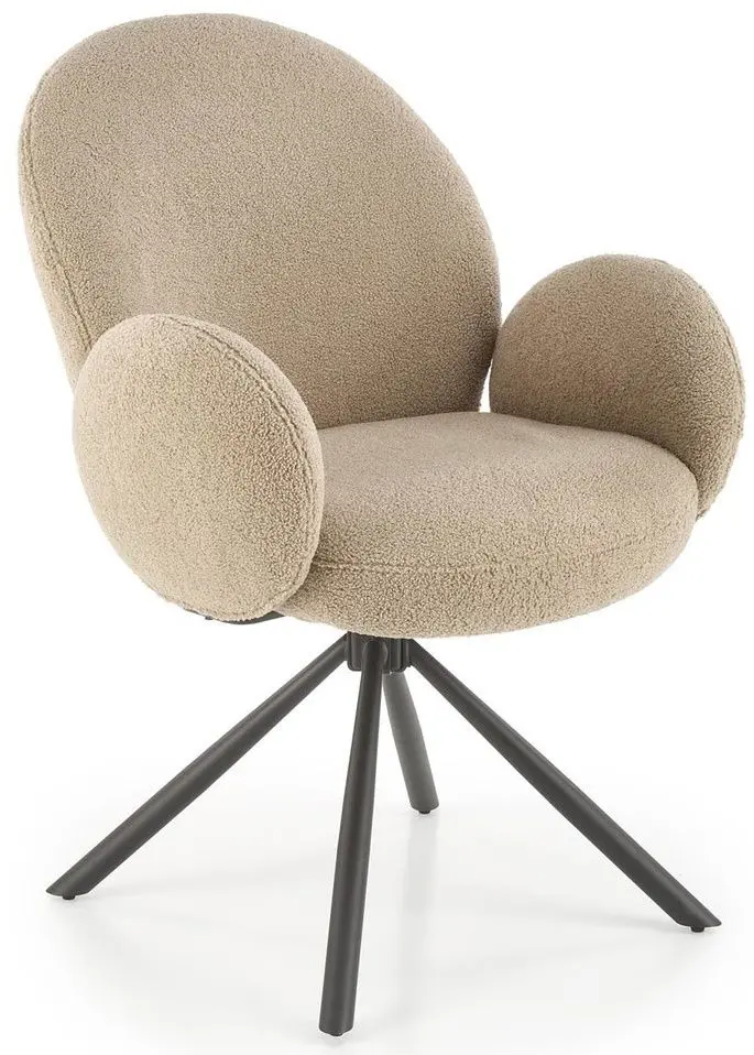 Scaun Halmar K498 (Beige/Black)