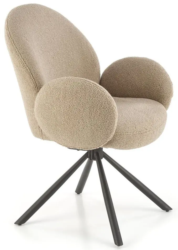 Scaun Halmar K498 (Beige/Black)