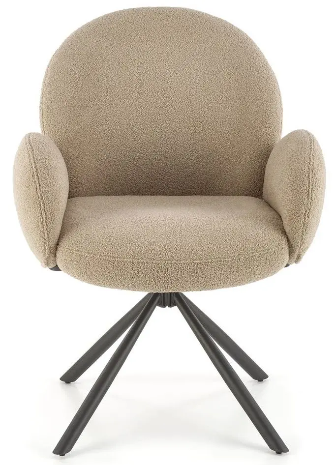 Scaun Halmar K498 (Beige/Black)