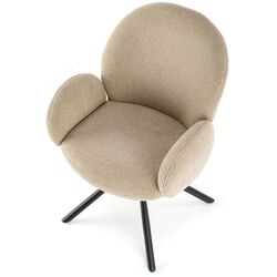 Scaun Halmar K498 (Beige/Black) Thumb