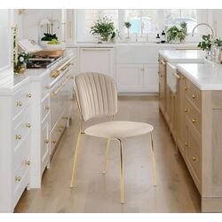 Scaun Halmar K499 (Beige/Gold)