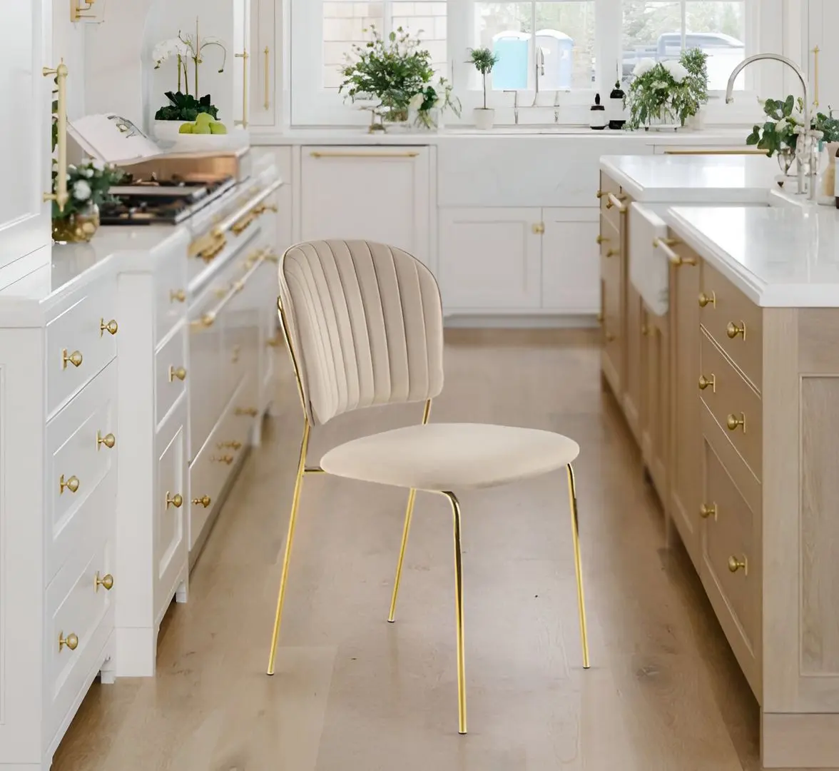 Scaun Halmar K499 (Beige/Gold)