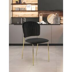 Scaun Halmar K499 (Black/Gold)