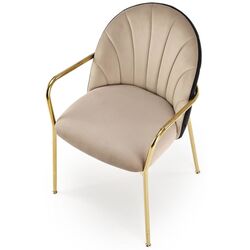 Scaun Halmar K500 (Beige/Black/Gold) Thumb