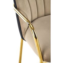 Scaun Halmar K500 (Beige/Black/Gold) Thumb