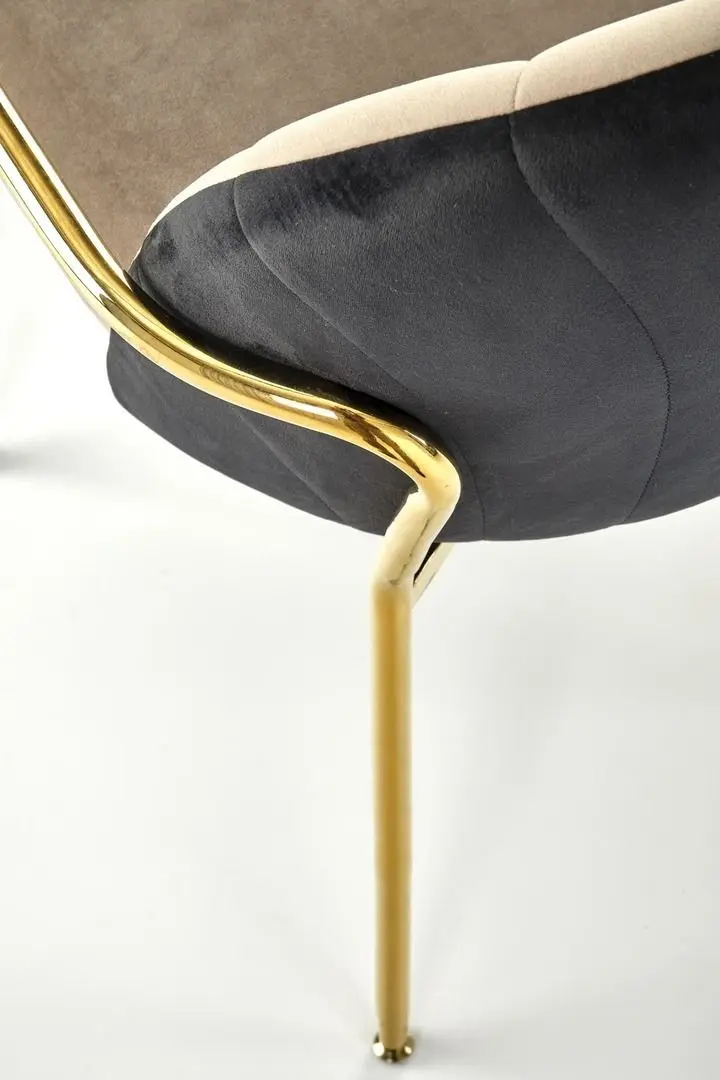 Scaun Halmar K500 (Beige/Black/Gold)