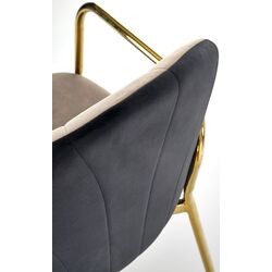 Scaun Halmar K500 (Beige/Black/Gold) Thumb