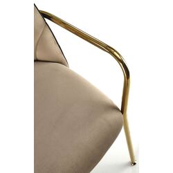 Scaun Halmar K500 (Beige/Black/Gold) Thumb