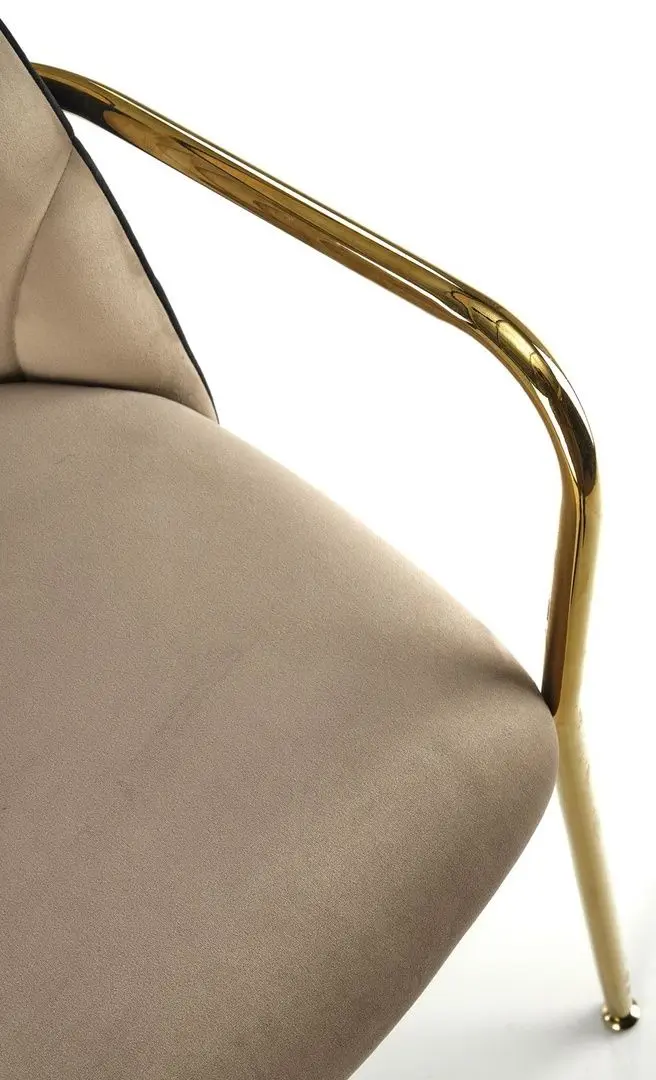 Scaun Halmar K500 (Beige/Black/Gold)