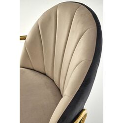 Scaun Halmar K500 (Beige/Black/Gold) Thumb