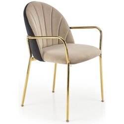 Scaun Halmar K500 (Beige/Black/Gold) Thumb