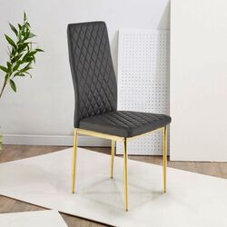 Стул Halmar K501 (Black/Gold)