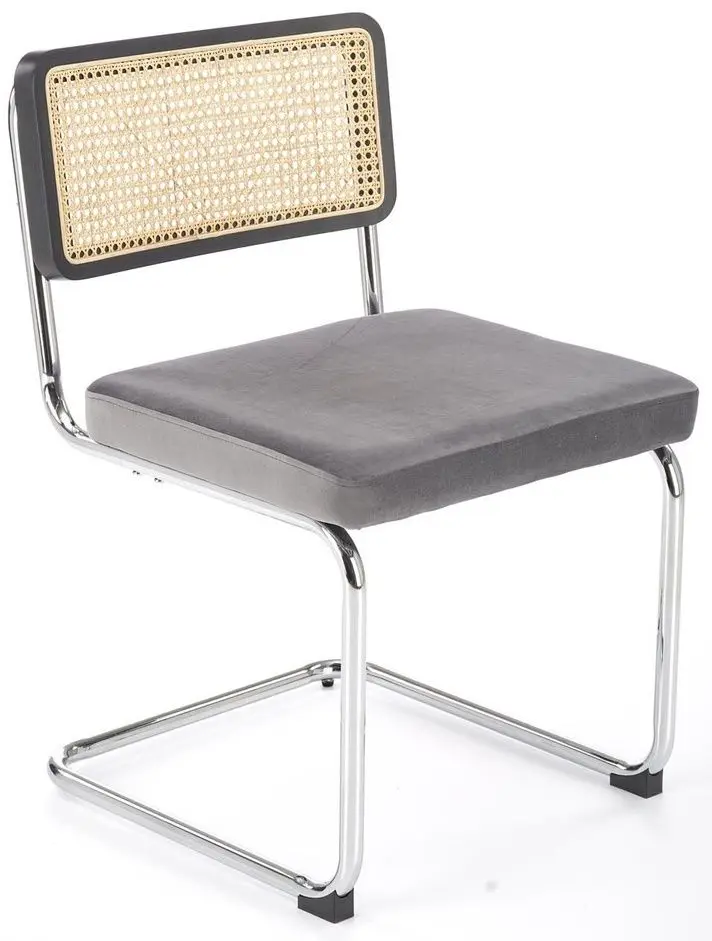 Scaun Halmar K504 (Gray/Black/Chrome) - 3