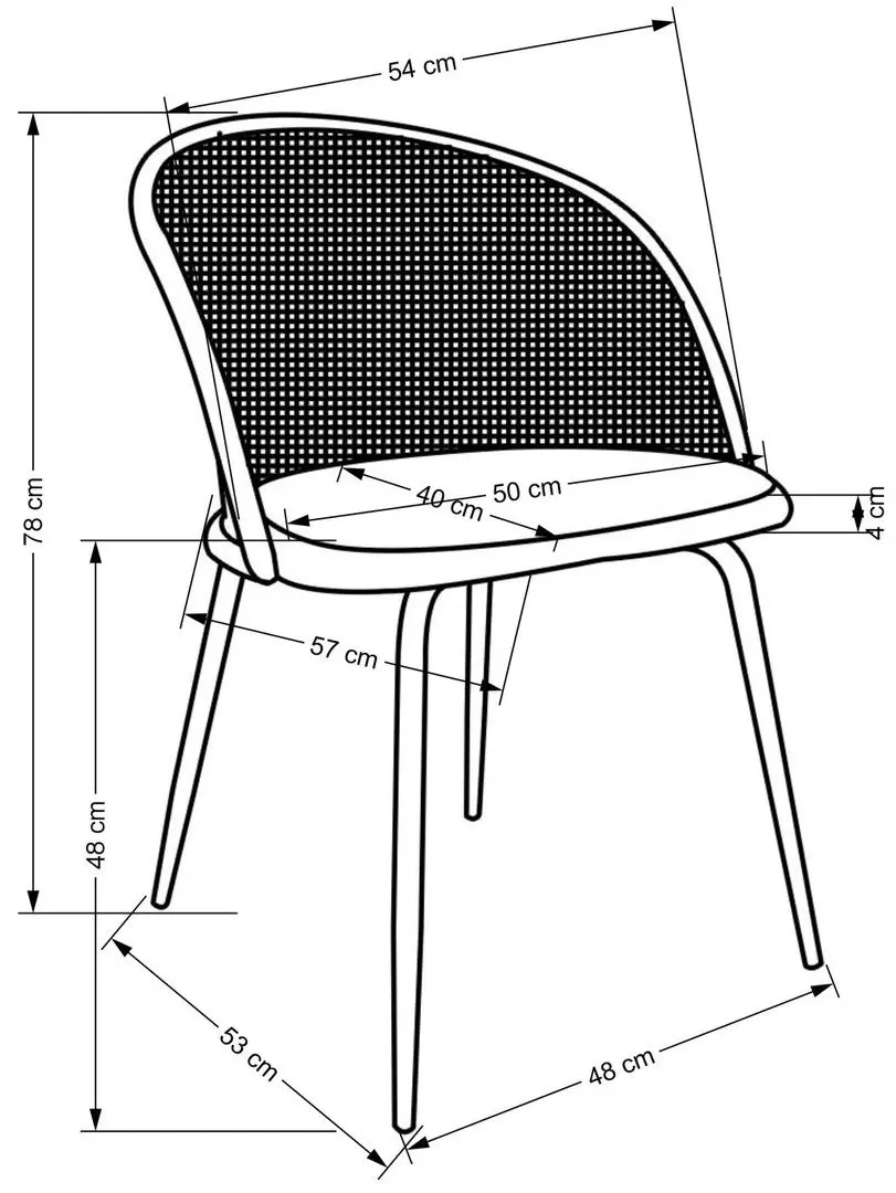 Scaun Halmar K508 (Gray/Black)