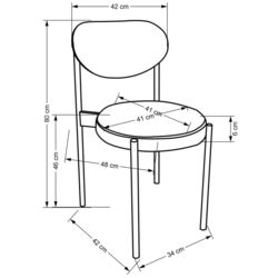Scaun Halmar K509 (Gray/Black) Thumb