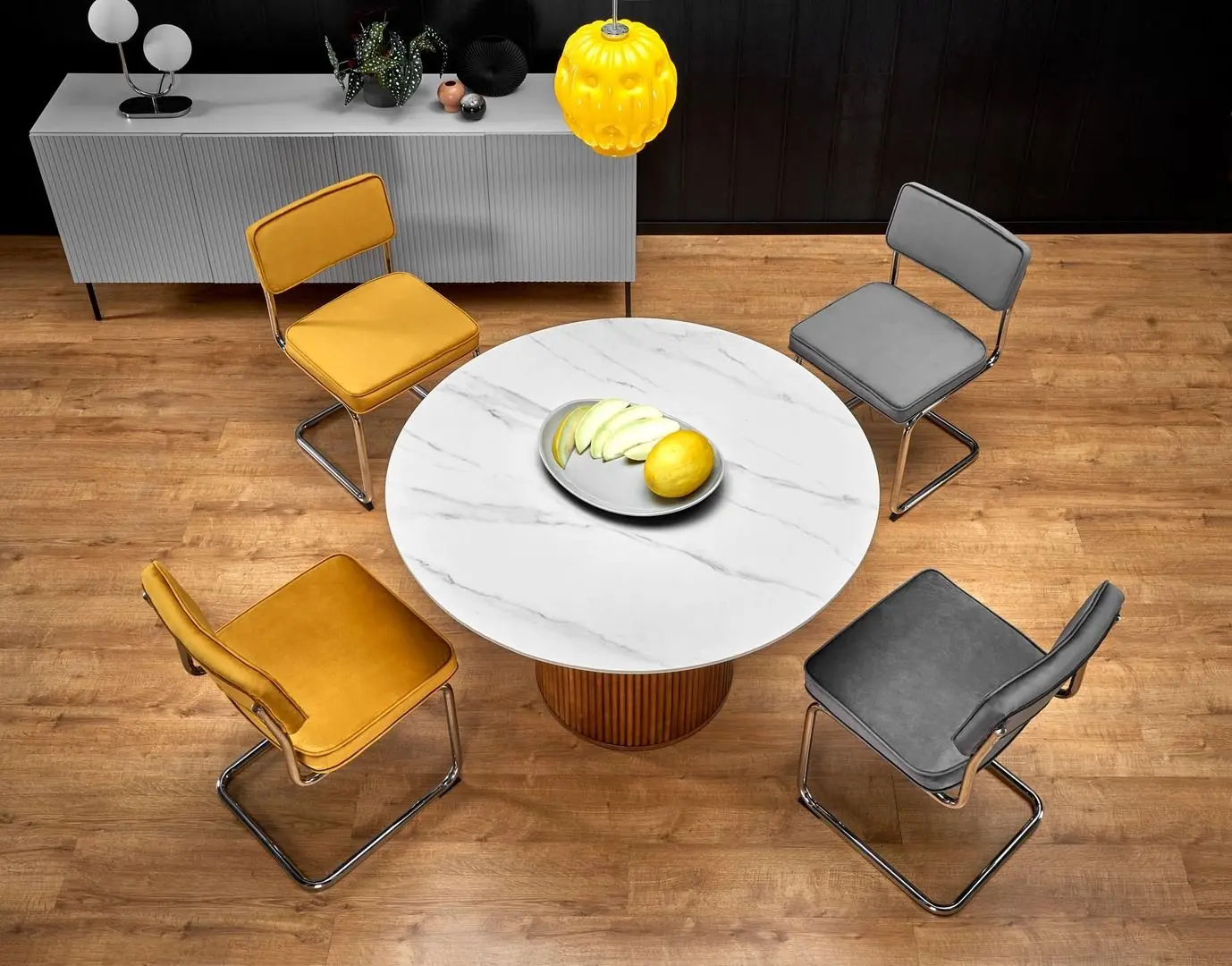 Scaun Halmar K510 (Gray/Chrome) - 8