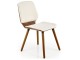 Scaun Halmar K511 (Cream/Walnut)