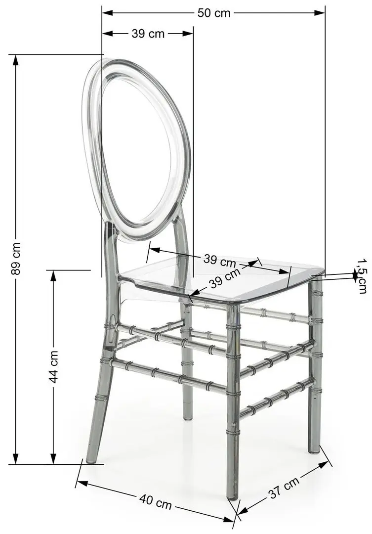 Scaun Halmar K513 (Smoked) - 2