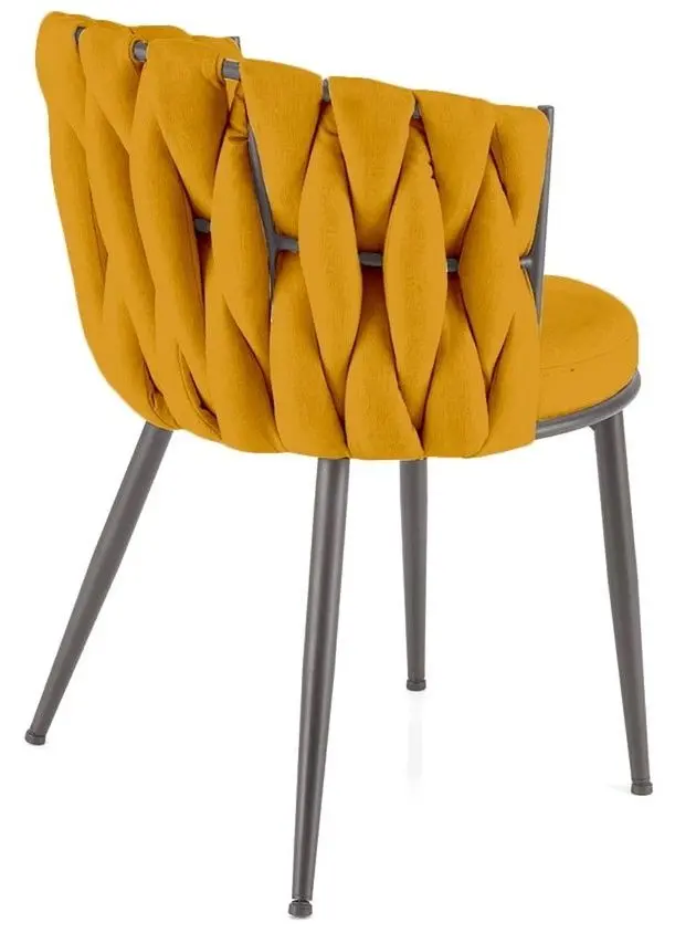 Scaun Halmar K516 (Mustard/Black)