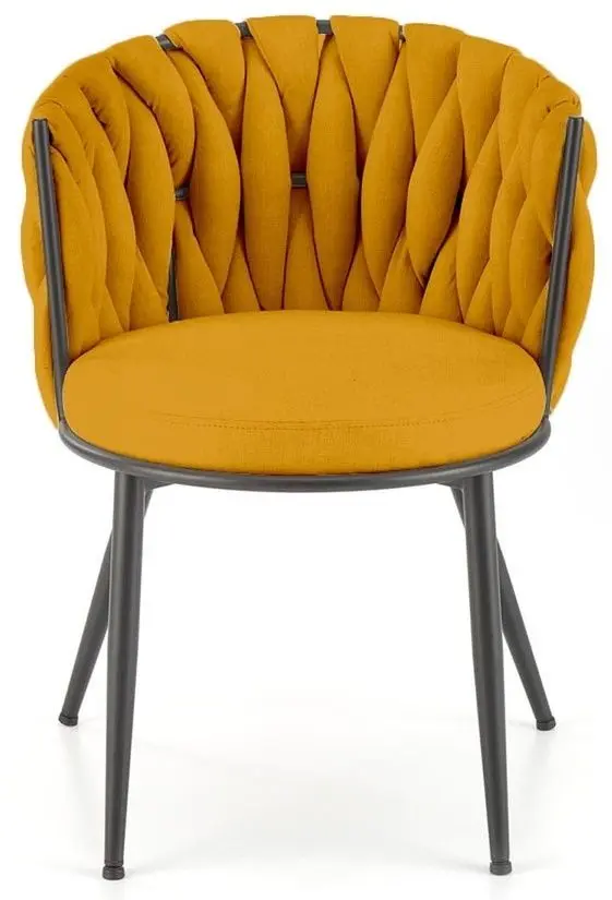 Scaun Halmar K516 (Mustard/Black)