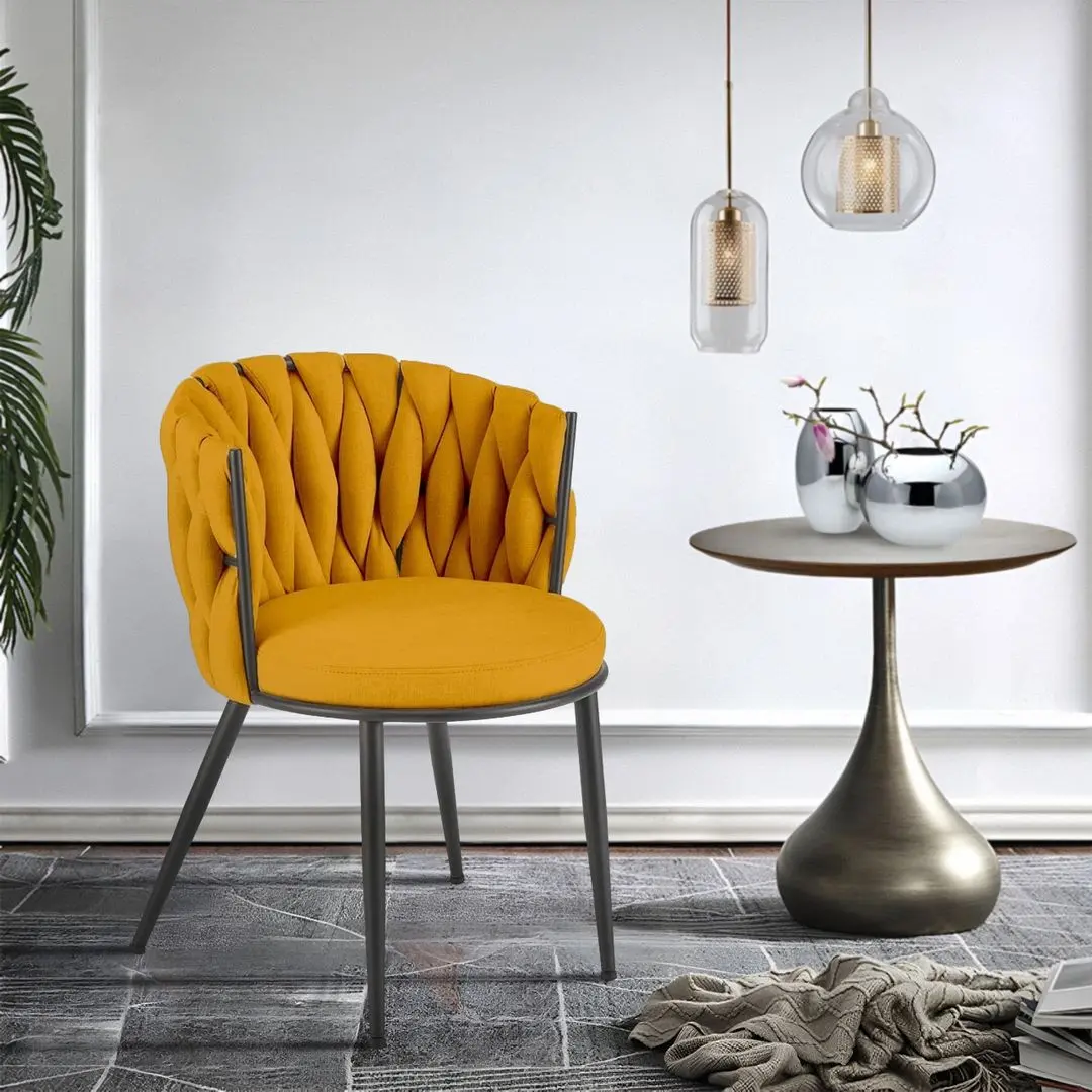 Scaun Halmar K516 (Mustard/Black)