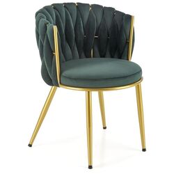 Scaun Halmar K517 (Dark Green/Gold) Thumb