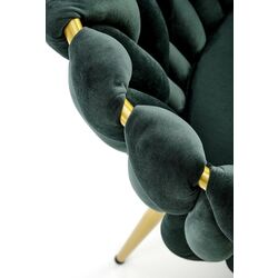 Scaun Halmar K517 (Dark Green/Gold) Thumb