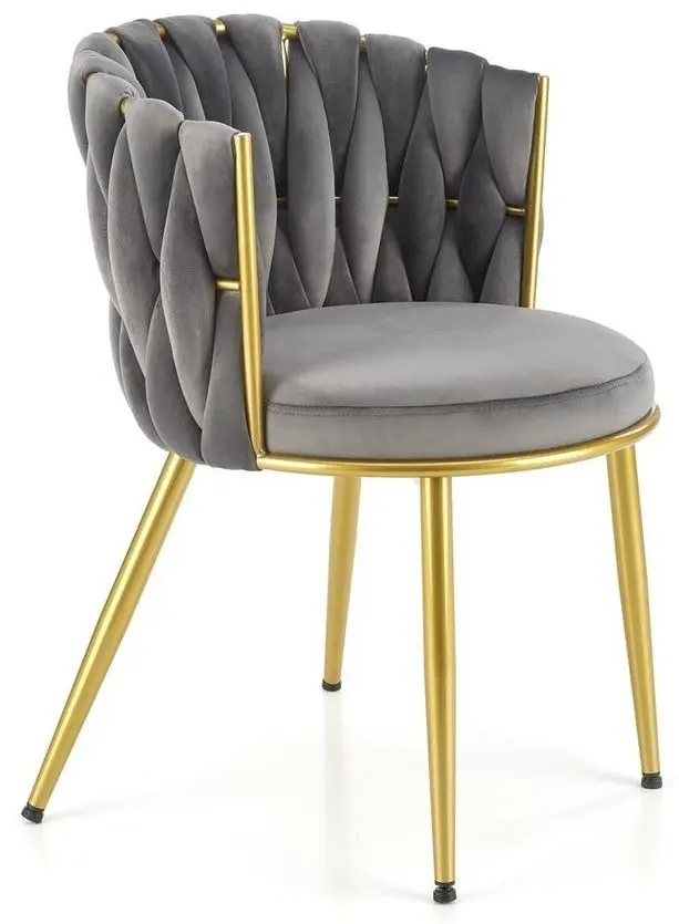 Scaun Halmar K517 (Grey/Gold)